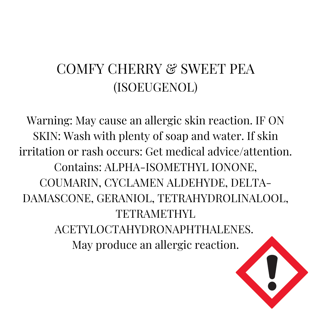 Comfy Cherry & Sweet Pea Wax Melt