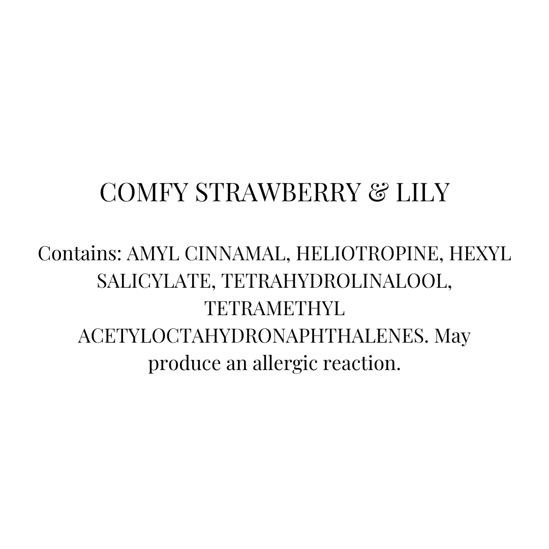Comfy Strawberry & Lily Wax Melt