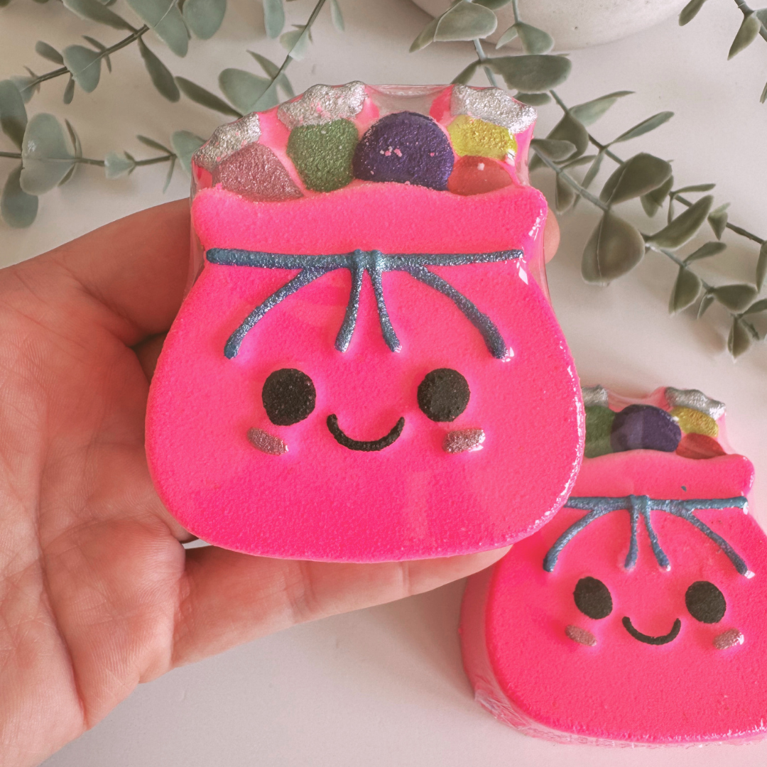 Sweet Bag Bath Bomb – Raspberry Candyfloss