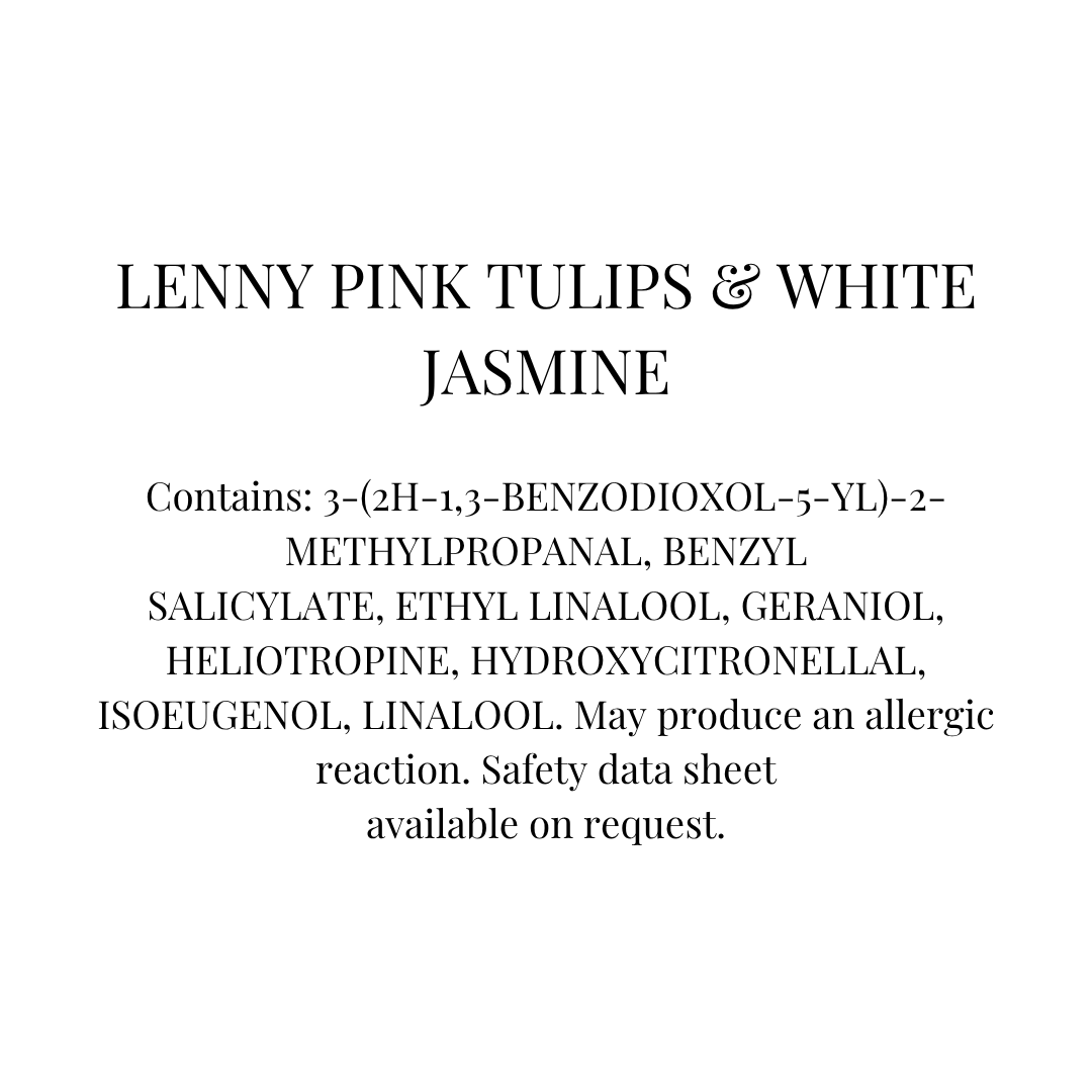 Lenny Pink Tulips & White Jasmine Wax Melt