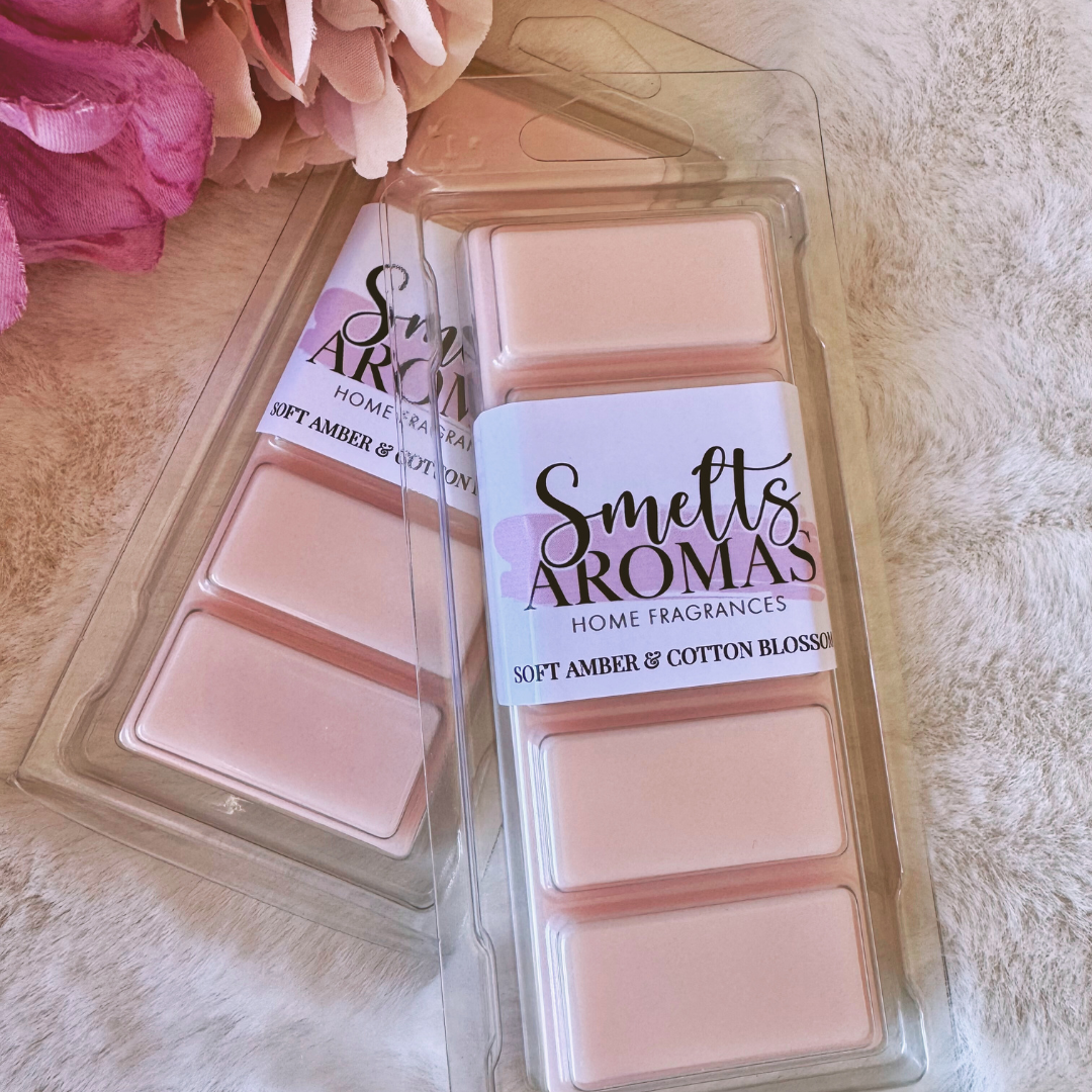 Soft Amber & Cotton Blossom Wax Melt