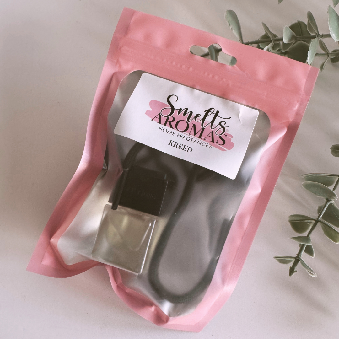 Kreed Car Perfume by Smelts Aromas – citrus, musk and oakmoss masculine car air freshener.