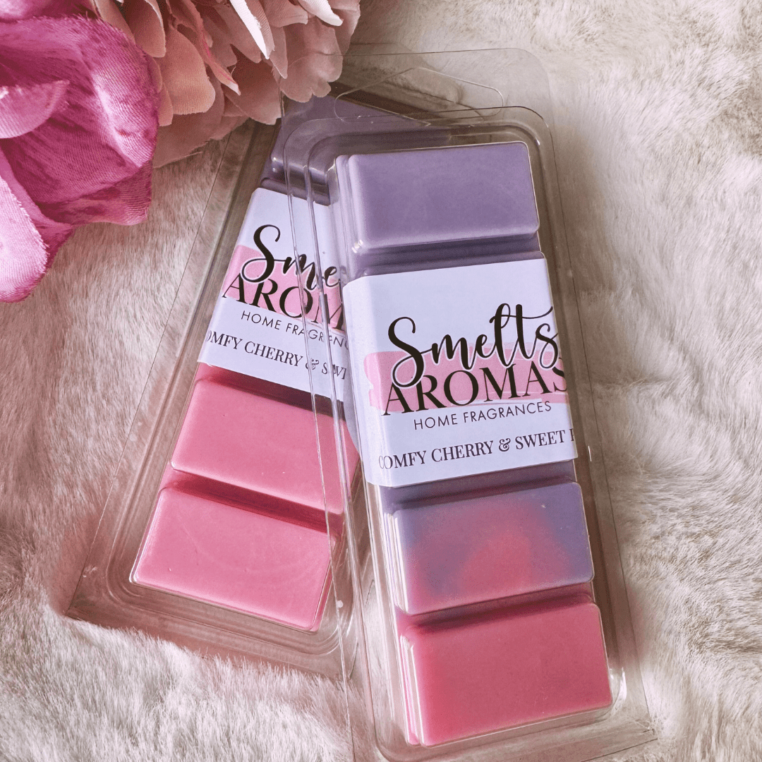 Comfy Cherry & Sweet Pea Wax MeltSnap BarSmelts Aromas