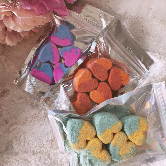 Mini Heart Bath Bombs