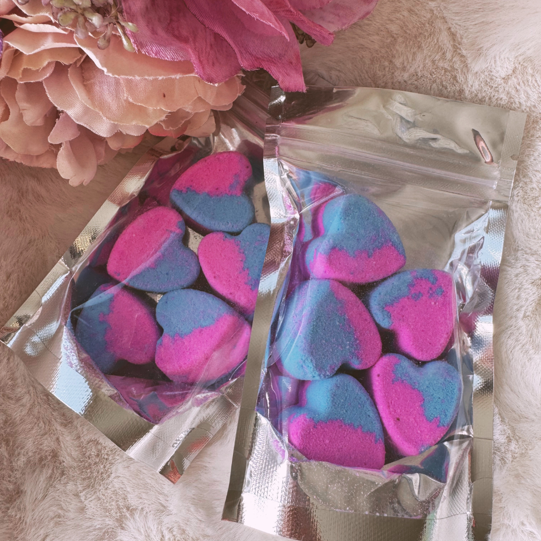 Mini Heart Bath Bombs
