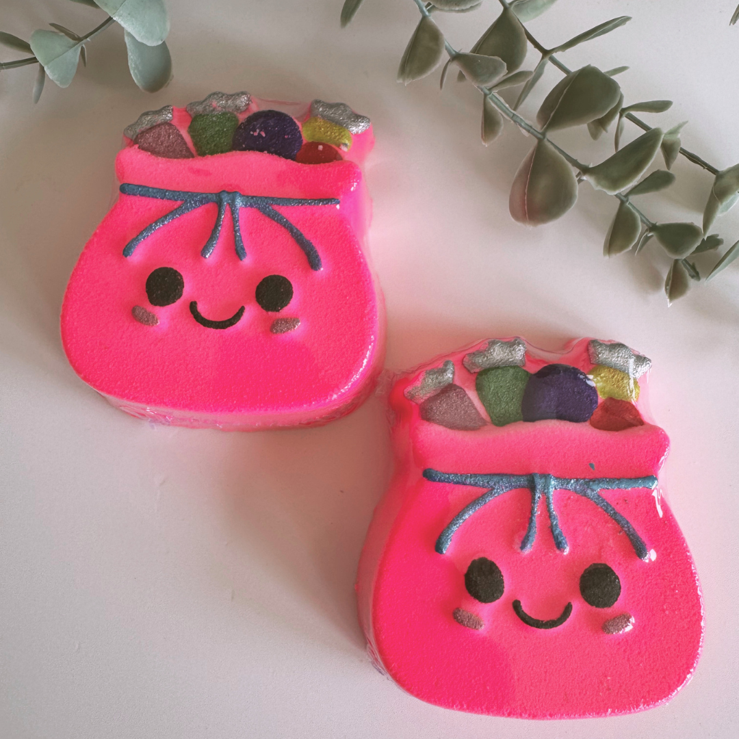 Sweet Bag Bath Bomb – Raspberry Candyfloss