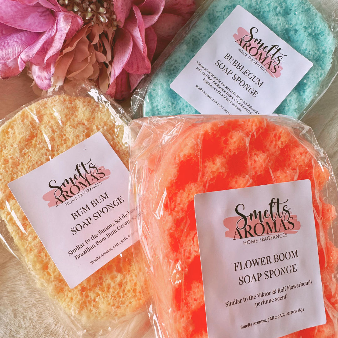 Plum & Rhubarb Soap Sponge