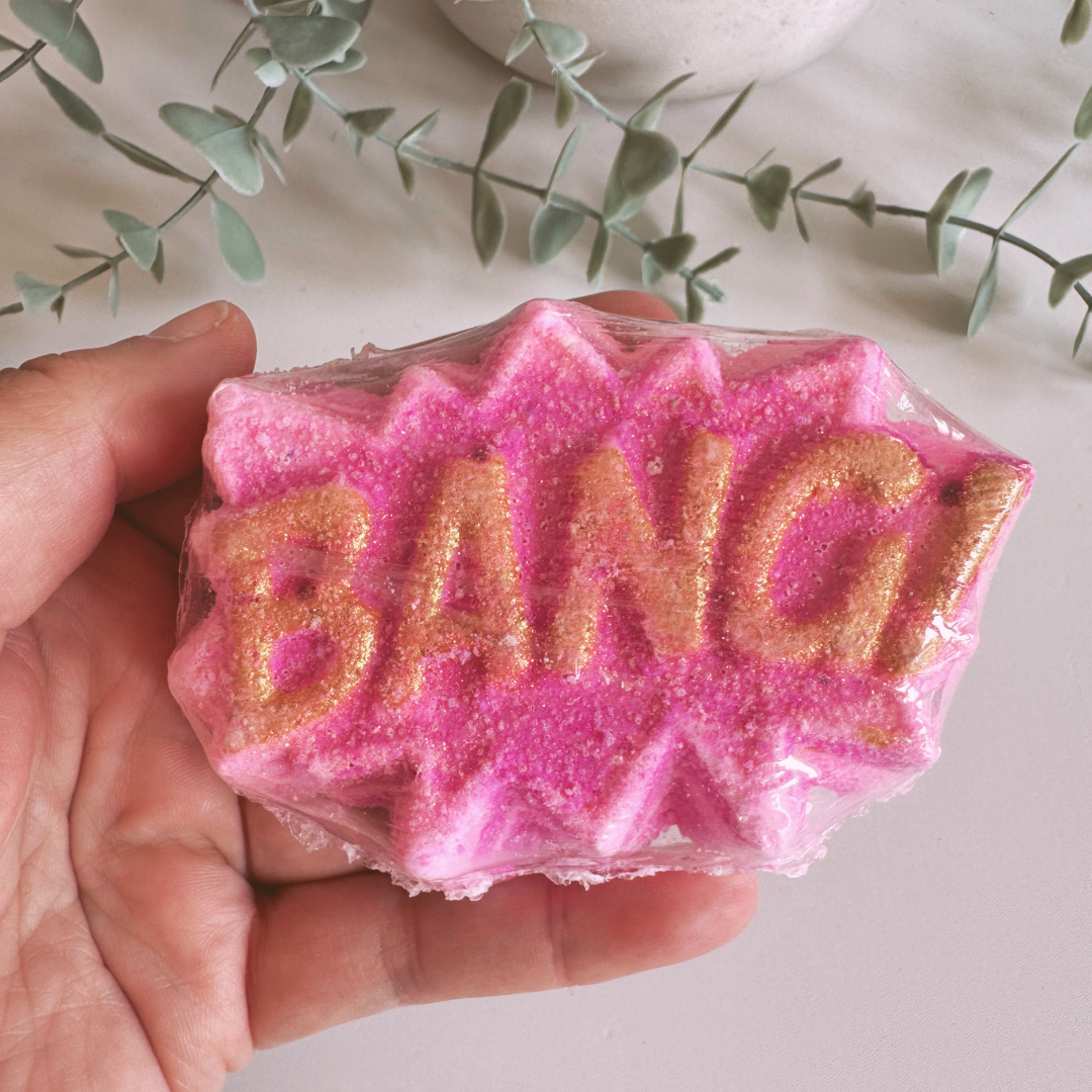 Pow Boom Bang Bath Bomb | Comic Style Bath Bomb in Random Scents