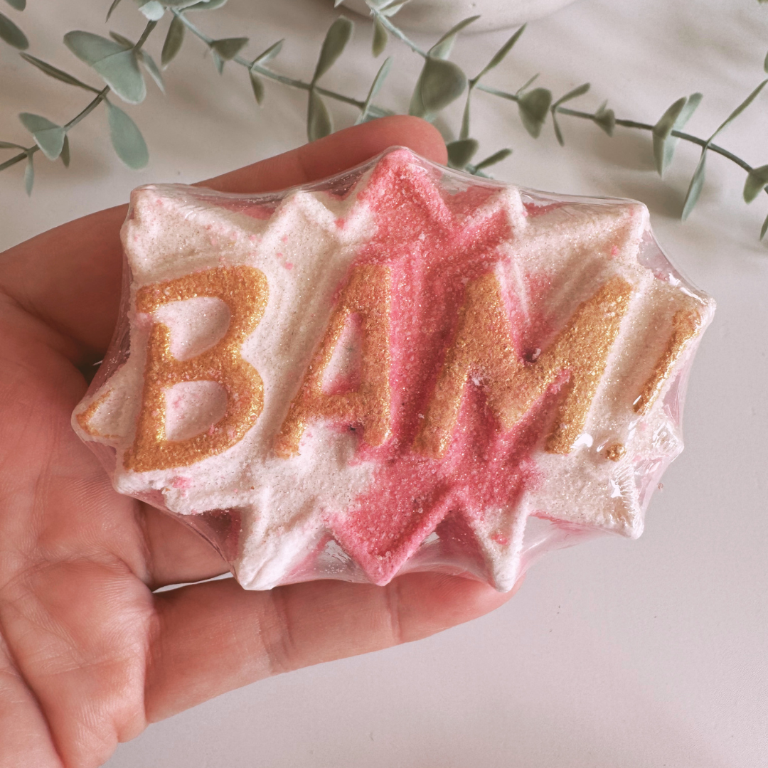 Pow Boom Bang Bath Bomb | Comic Style Bath Bomb in Random Scents