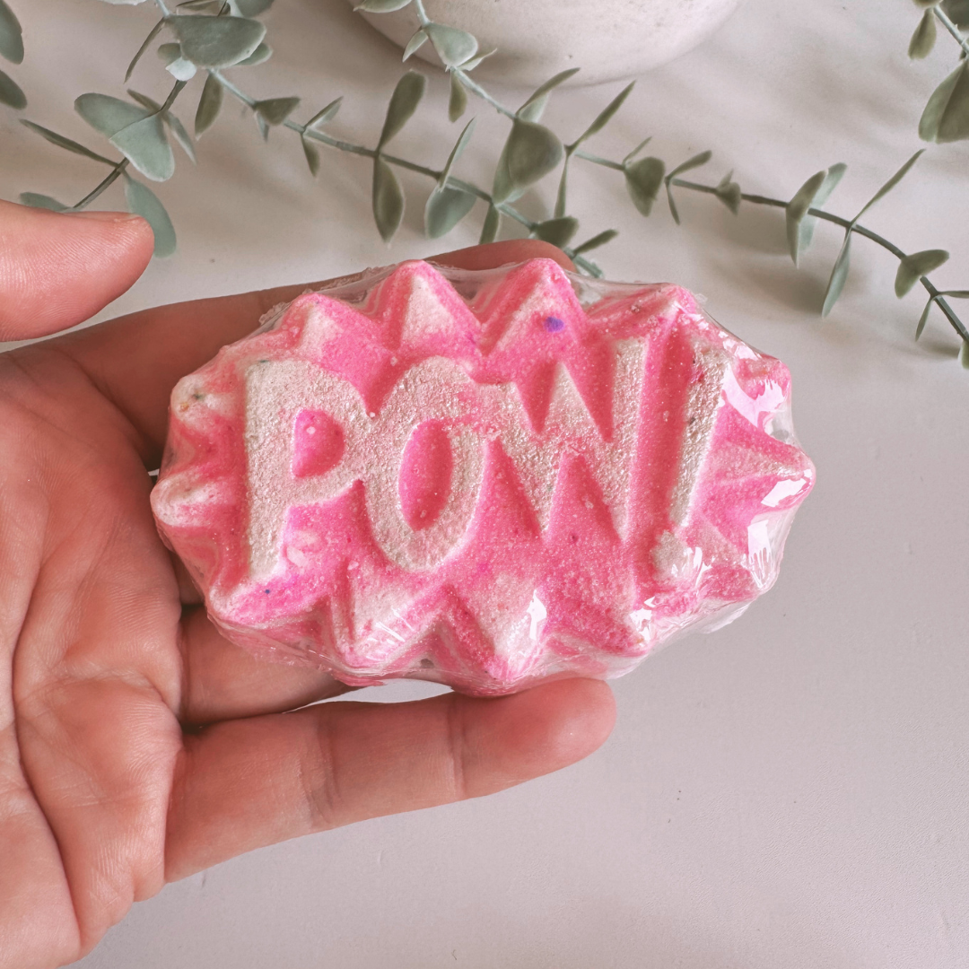 Pow Boom Bang Bath Bomb | Comic Style Bath Bomb in Random Scents