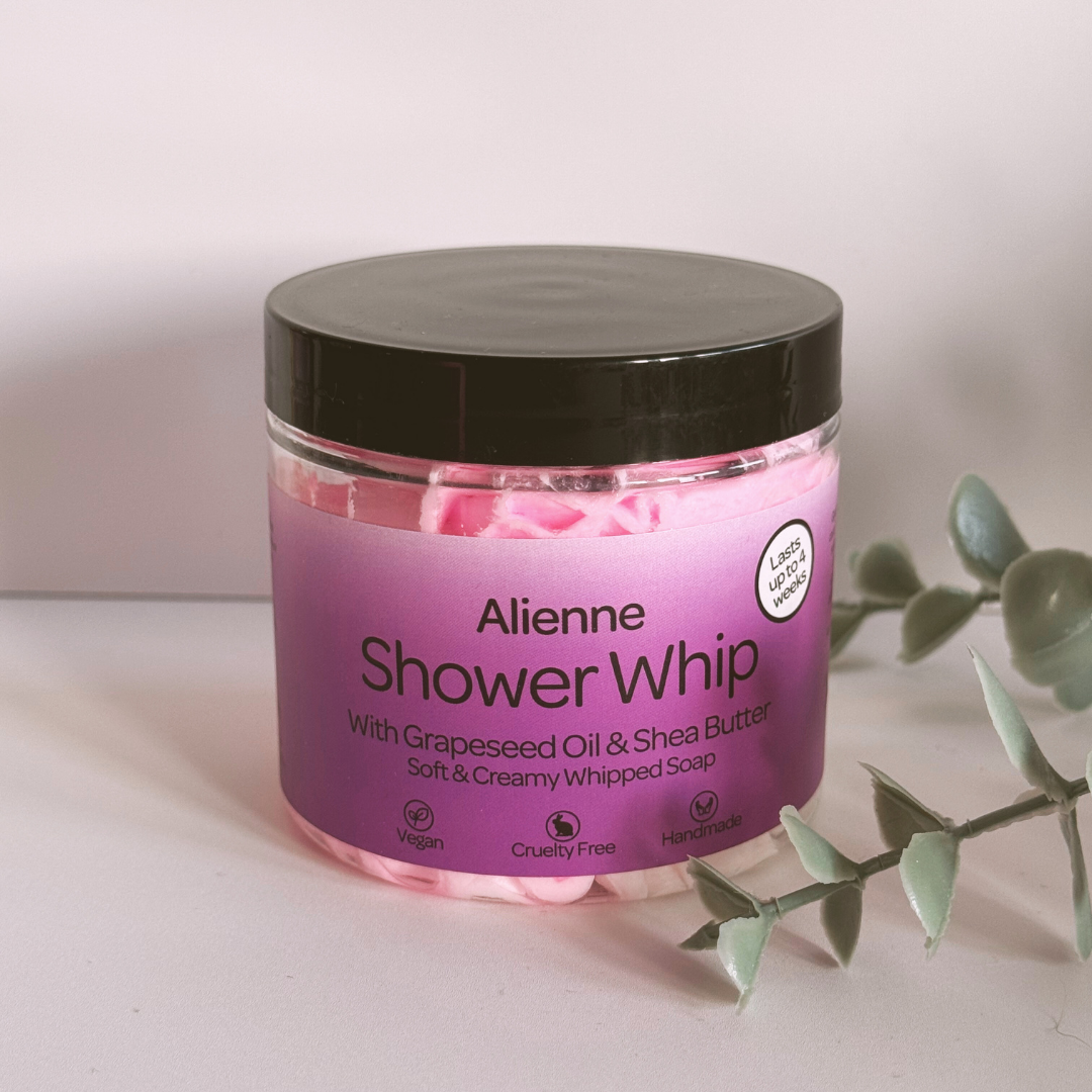 Alienne Whipped Soap by Smelts Aromas – handmade creamy cleanser with jasmine, amber, and woody perfume-inspired fragrance for soft, scented skin.