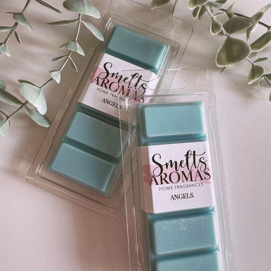 Angels Wax Melt by Smelts Aromas – vanilla, chocolate, caramel and patchouli luxury home fragrance.