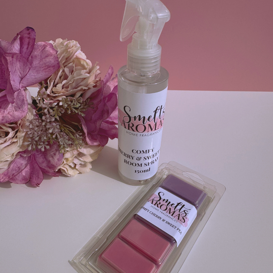 Comfy Cherry & Sweet Pea Room Spray