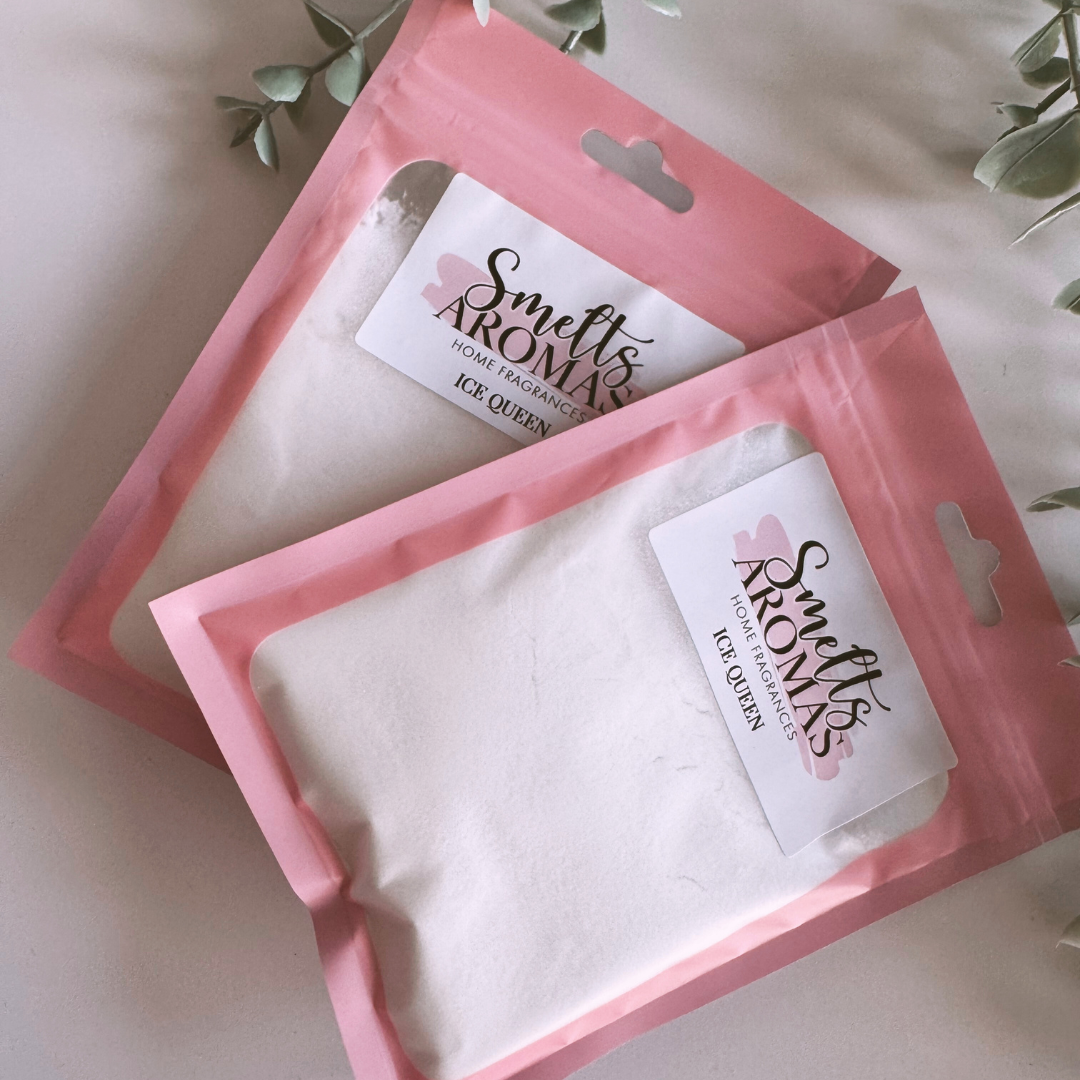 Ice Queen Carpet Freshener by Smelts Aromas – sweet pear, cotton candy, vanilla and cherry carpet deodoriser with bubblegum-style fragrance.