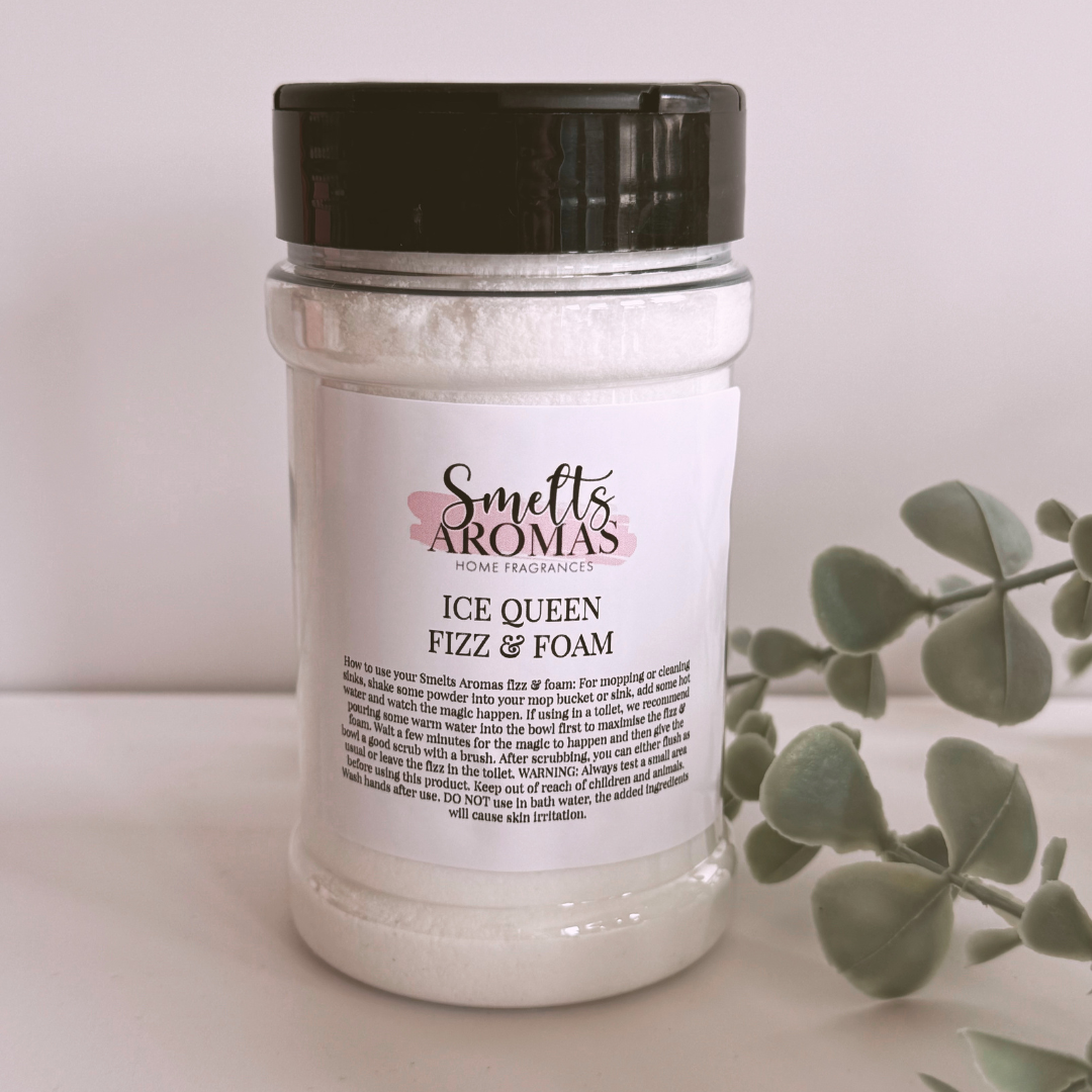 Ice Queen Fizz & Foam by Smelts Aromas – sweet pear, cotton candy, vanilla and cherry foaming cleaner with bubblegum-style fragrance.
