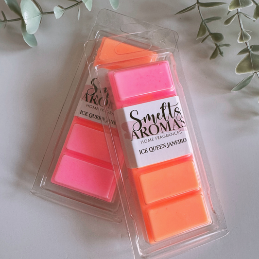 Ice Queen Janeiro Wax Melt by Smelts Aromas – house blend wax melt with pear drops, candyfloss, vanilla and musk.