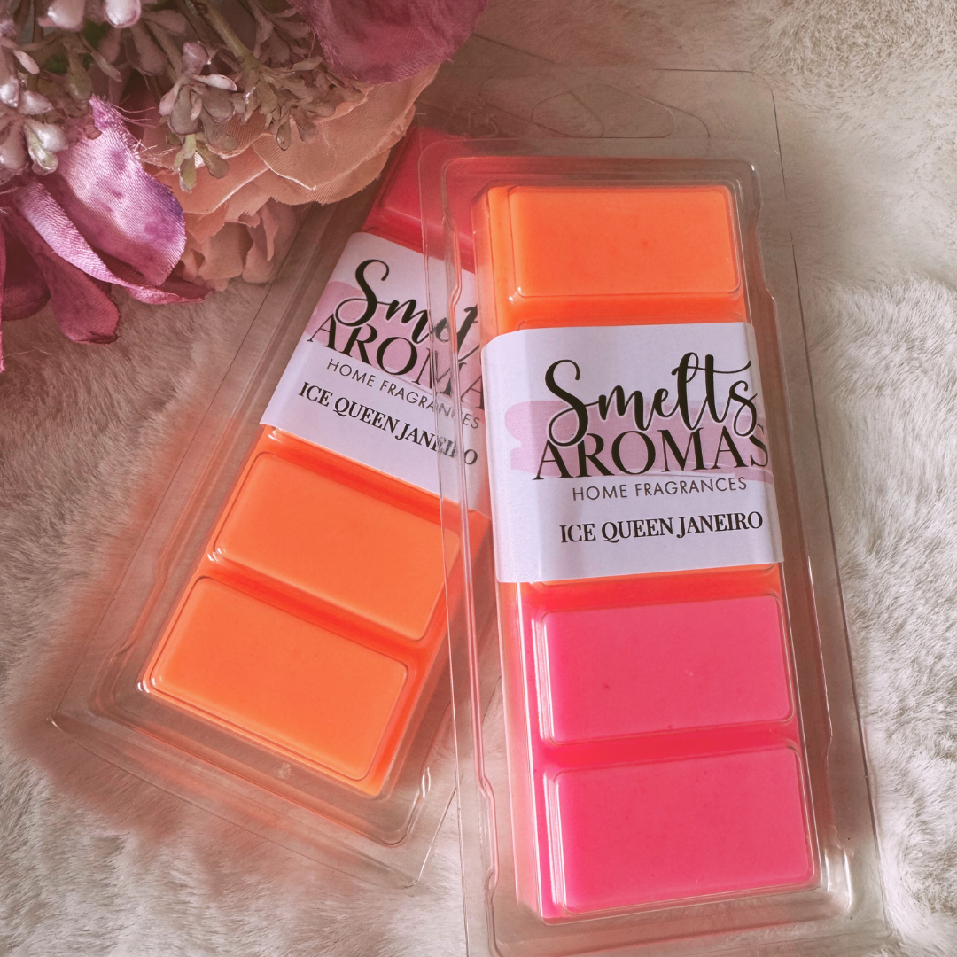 Ice Queen Janeiro Wax Melt by Smelts Aromas – house blend wax melt with pear drops, candyfloss, vanilla and musk.
