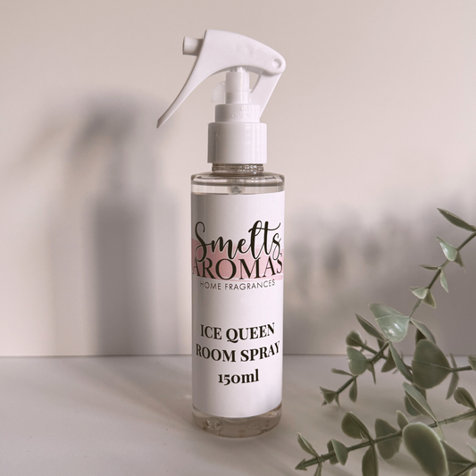 Ice Queen Room Spray by Smelts Aromas – sweet pear, cotton candy, vanilla and cherry home fragrance spray with bubblegum-style aroma.