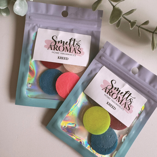 Kreed Hoover Discs by Smelts Aromas – citrus, musk and moss oak masculine vacuum fragrance.