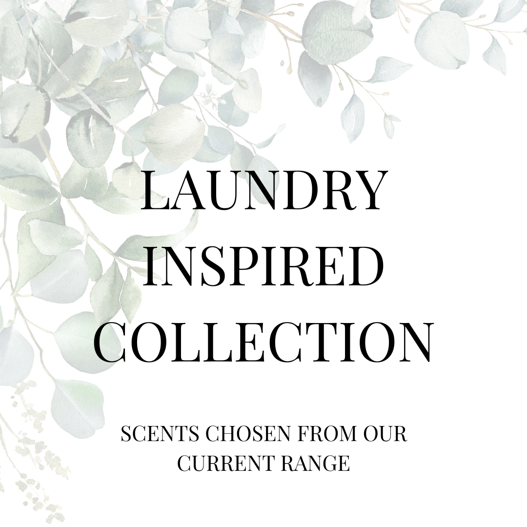 Laundry Inspired Wax Melt Collection by Smelts Aromas – four full-size snap bars with fresh clean laundry scents.