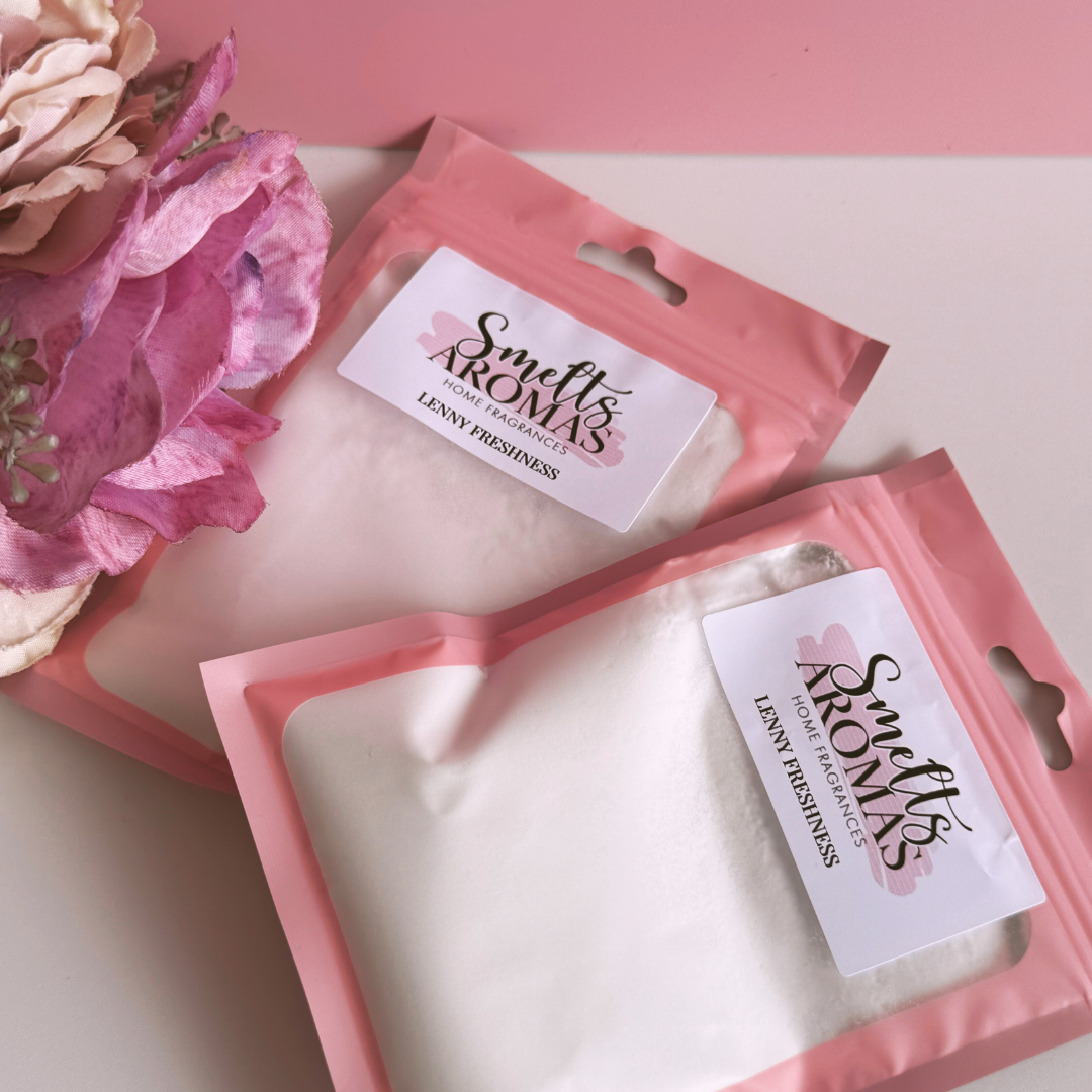 Lenny Freshness Carpet Freshener by Smelts Aromas – orange blossom, apple, violet and lily fresh home fragrance