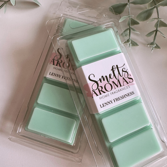 Lenny Freshness Wax Melt by Smelts Aromas – fruity floral orange blossom, apple, violet and lily fragrance.