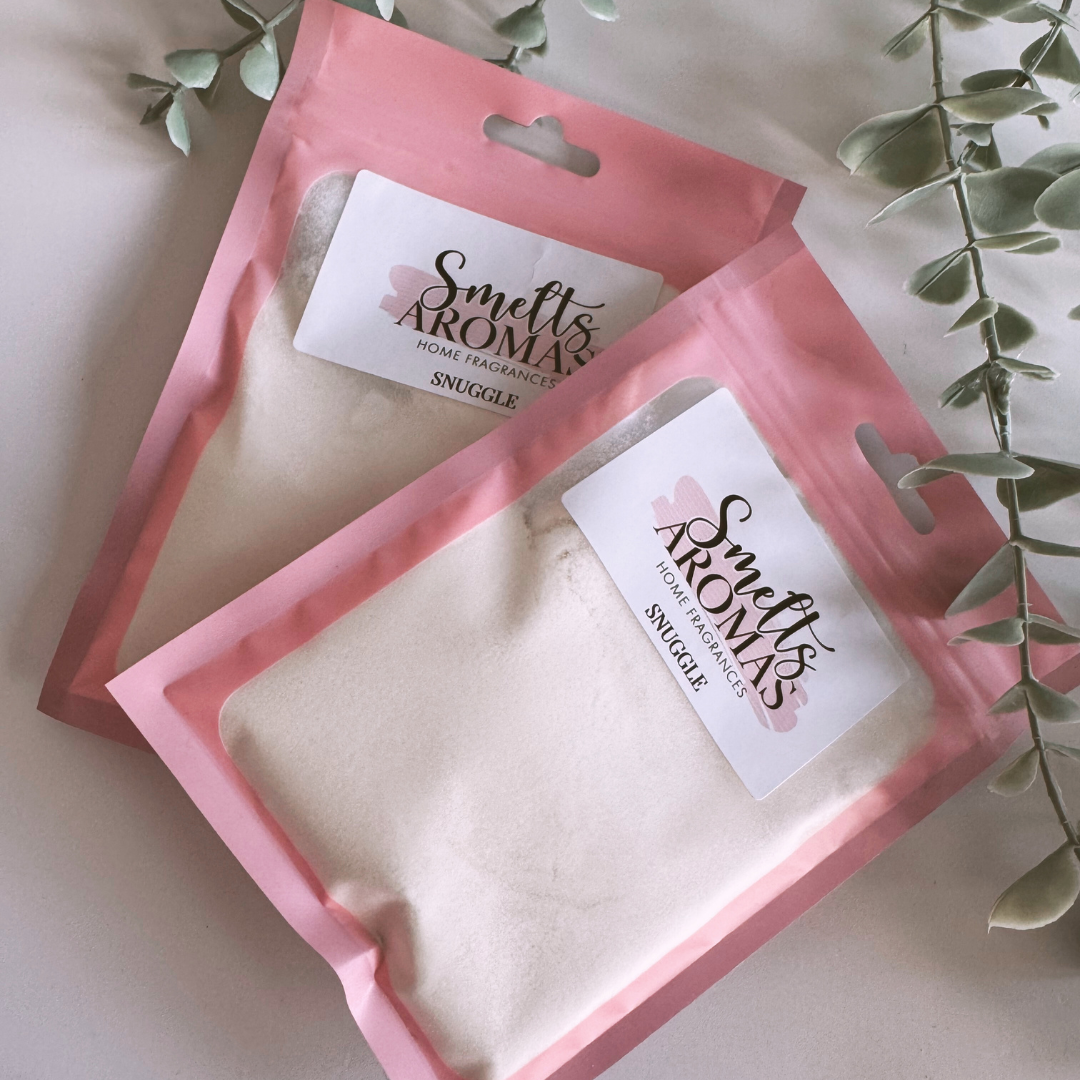 Snuggle Carpet Freshener by Smelts Aromas – fruity floral bergamot and soft musk home fragrance