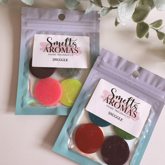 Snuggle Hoover Discs by Smelts Aromas – fruity floral bergamot and soft musk vacuum fragrance.