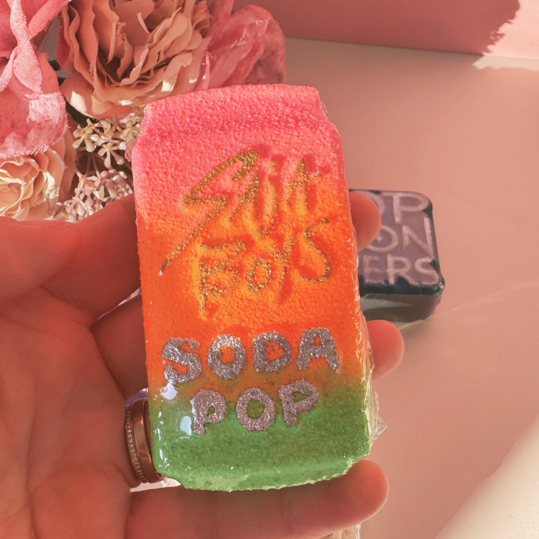 K-Pop Bath Bombs – colourful fizzy bath bombs in four scents and designs by Smelts Aromas.