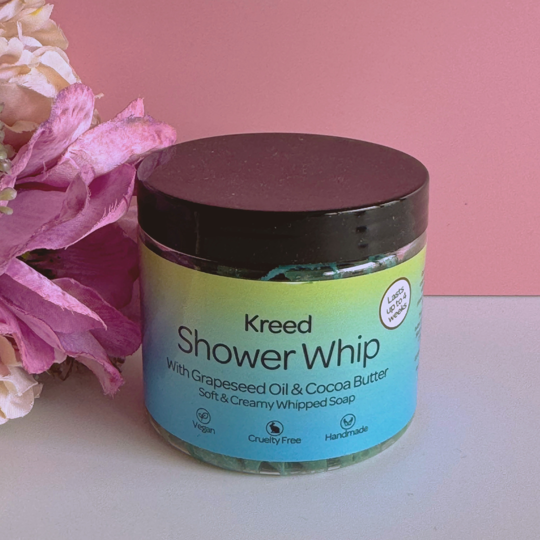 Kreed Whipped Soap by Smelts Aromas – citrus, musk and oakmoss masculine whipped body wash.